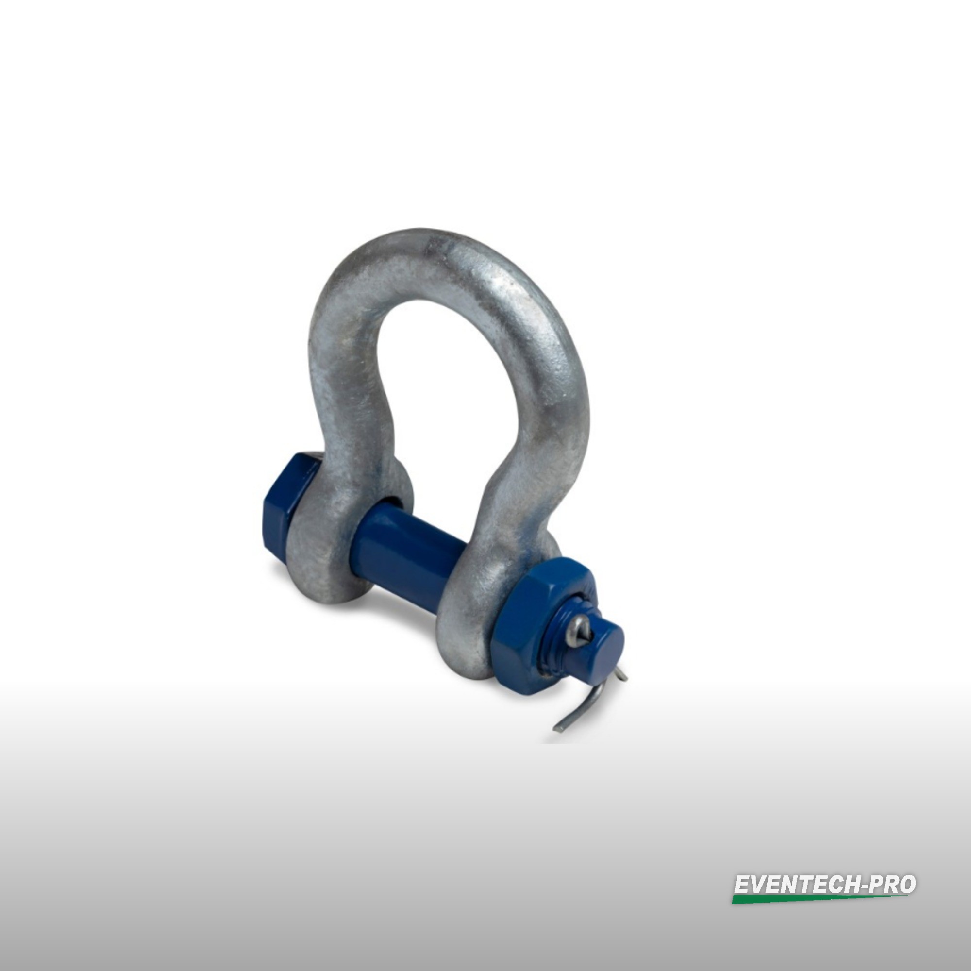 Schäkel 3/8 WLL 1t mit Sicherungsbolzen