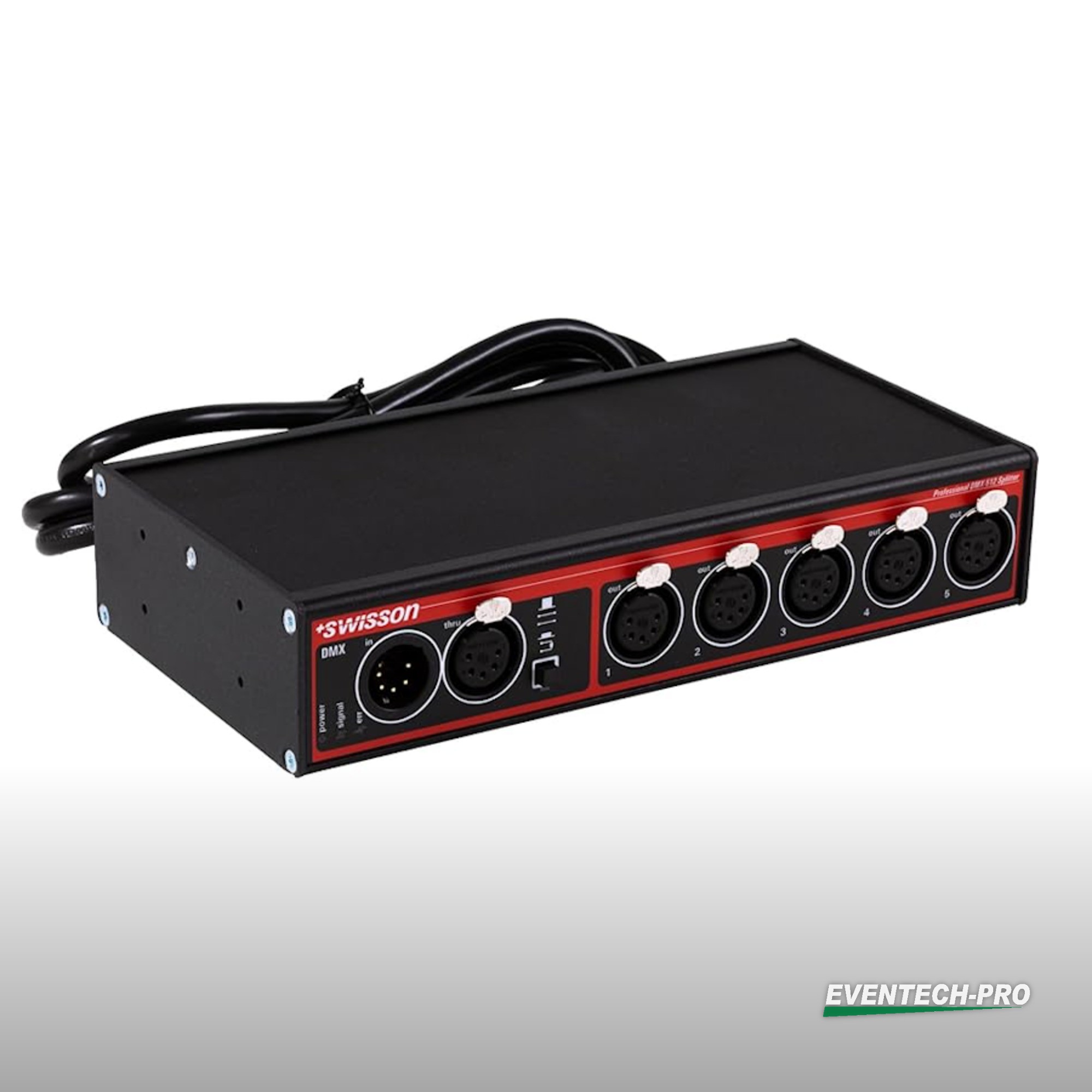 Swisson DMX Splitter XSP-5B (5-pol) - 5fach